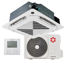 Кассетный кондиционер Kentatsu KSVT105HFAN3R/KSUR105HFAN3L/KPU95-DR