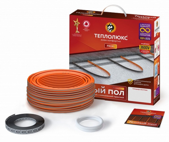 Нагревательный кабель Теплолюкс ProfiRoll 79,0 м/1440 Вт