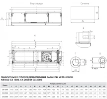Приточно-вытяжная установка Neiva 2 CX-2000-E22,5-F5-OF-DZ-R